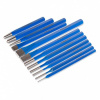 Набор выколоток и зубил 12 шт., 1.5, 2, 3, 4, 5, 6, 8, 10, 12, 16 мм, 48-52 HRC, 40Х, Smartbuy Tools