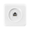Розетка компьютерная RJ-45 1-местная белая Юпитер (SBE-03w-S1-RJ)