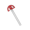 ЛИНЕЙКА РАЗМЕТОЧНАЯ VERTEXTOOLS PROFI 7в1, 300х25мм INOX+пластик PA66 толщина 1,7 мм