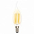 Светодиодная (LED) Свеча на ветру Лампа FIL Smartbuy-C37-8Вт/6500К/E14 (SBL-C37FCan-8-65K-E14)