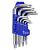 Ключи TORX, набор 9 штук, T10-T50, с отверстием, CR-V сталь, Smartbuy PRO TOOLS